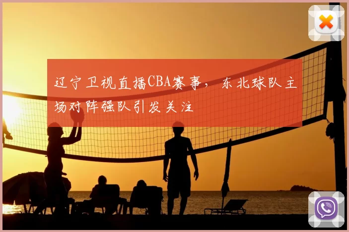 辽宁卫视直播CBA赛事,东北球队主场对阵强队引发关注