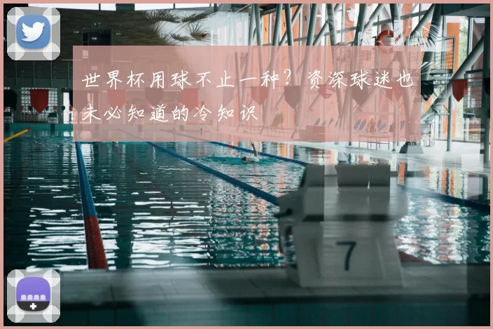 世界杯用球不止一种?资深球迷也未必知道的冷知识