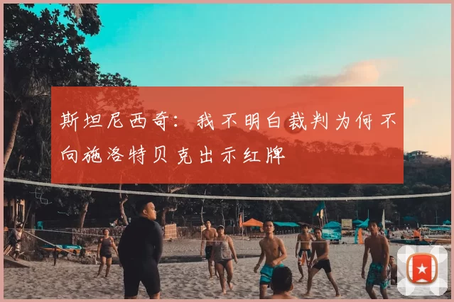 斯坦尼西奇：我不明白裁判为何不向施洛特贝克出示红牌